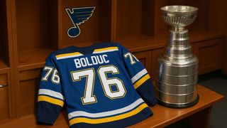 St. Louis Blues' Zachary Bolduc Poised for Breakout Playoffs (St Louis Blues). Photo by Chat GPT Image Creation