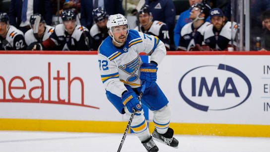 Buffalo Reportedly Made Push for Thomas, Blues Didn’t Blink (St Louis Blues). Photo by Isaiah J. Downing-Imagn Images