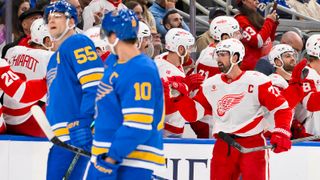 Does Dylan Larkin Make Sense for the St. Louis Blues? (St Louis Blues). Photo by Jeff Curry-Imagn Images