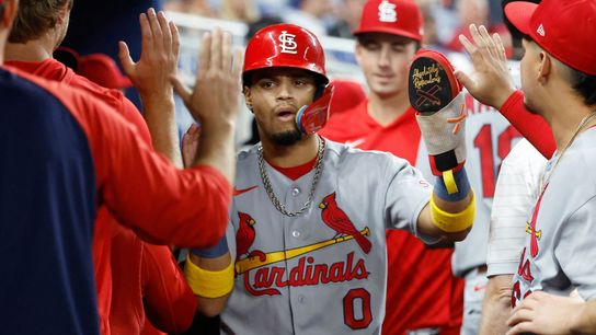 Roadtrip Recap: Masyn Winn Takes Off Against Hometown Astros, Cardinals Pitching Struggles Drag On (St Louis Cardinals). Photo by Credit: Rhona Wise-Imagn Images