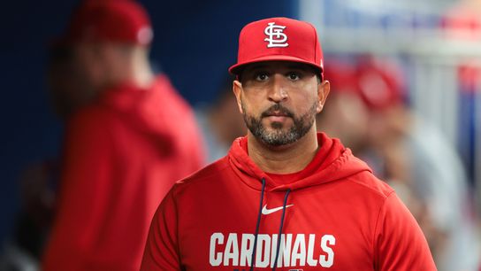 Cardinals manager Oliver Marmol didn't love Riley O'Brien throwing 39 pitches Saturday -- here's why leaving him in to throw them was the only choice (sports). Photo by Sam Navarro-Imagn Images