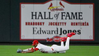 New Car, New Swing, Excitement Surrounds Cardinals Center Fielder (St Louis Cardinals). Photo by Credit: Jeff Curry-Imagn Images