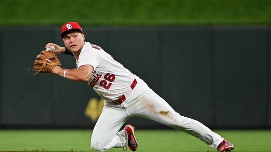 At the halfway point of the season, is the Cardinals' winning pace real -- or a mirage? (St Louis Cardinals). Photo by Jeff Curry-Imagn Images