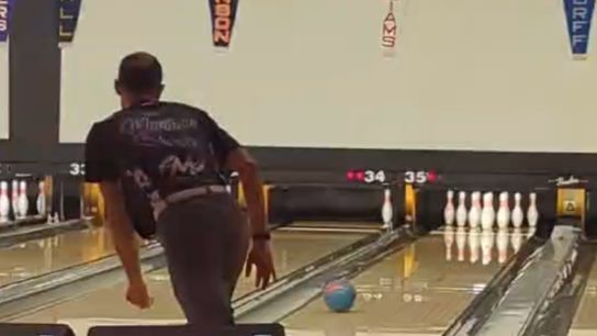 STL resident, Maryville bowling coach Matt Russo secures spot in TV finals of Pete Weber Classic (sports). Photo by Brenden Schaeffer